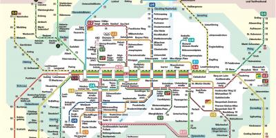 Miuncheno traukinių stotis map