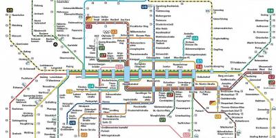 Miunchenas transporto žemėlapis