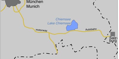 Žemėlapis ofmunich ežerų 