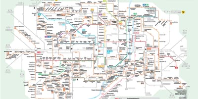 Žemėlapis miuncheno autobusų