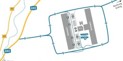 Miuncheno oro uosto, automobilių nuoma žemėlapyje