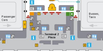 Žemėlapis miuncheno oro uosto atvykimų