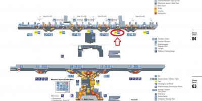 Žemėlapis miuncheno oro uosto terminalas 1