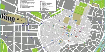 Turizmo žemėlapyje miuncheno atrakcionai